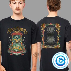 2024 Stick Figure Sacred Sands Tour Two Sides Unisex T-Shirt