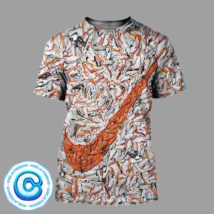 55 Shoes Across 32 Sports With 1 Unmissable Design From Nike Is Nike Swoosh All Over Print Shirt