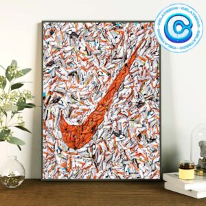 55 Shoes Across 32 Sports With 1 Unmissable Design From Nike Is Nike Swoosh Wall Decor Poster Canvas