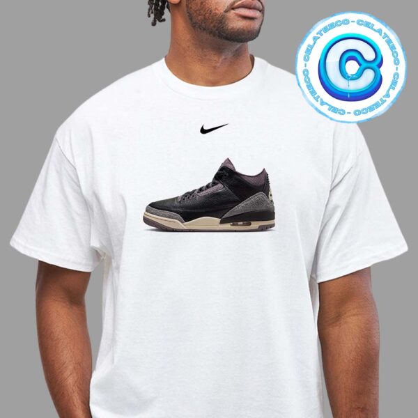 A Ma Maniére x Air Jordan 3 SP Black Releasing August 21th 2024 Unisex T-Shirt