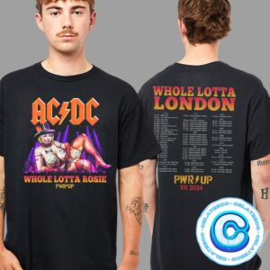 ACDC Power Up Whole Lotta London 2024 Tour Two Sides Unisex T-Shirt