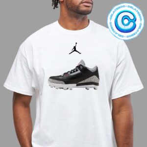 Air Jordan 3 Retro MCS Black Cement Unisex T-Shirt