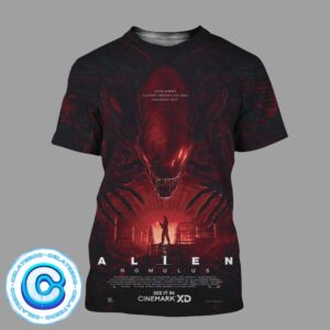 Alien Romulus Poster Releasing In Theaters On August 16th 2024 All Over Print Shirt