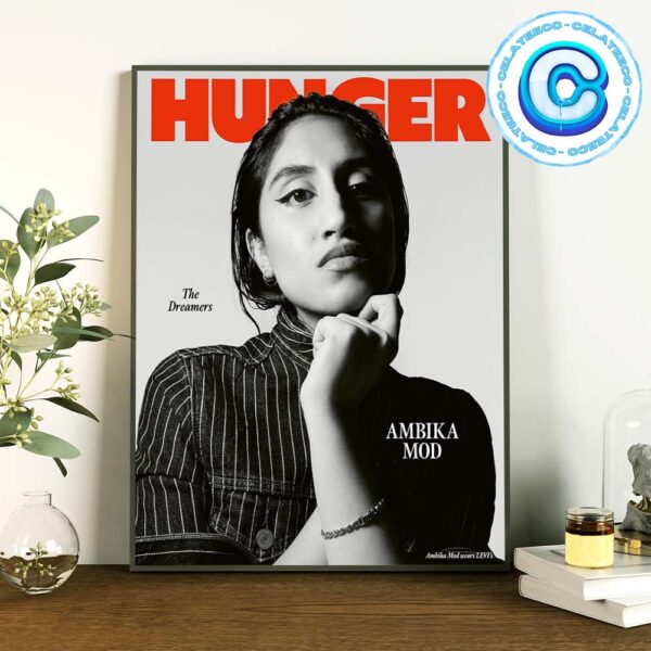 Ambika Mod Covers The Latest Issue Of Hunger Magazine Wall Decor Poster Canvas