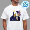 Attempted Assassination Of Donald Trump The Simpsons Style American Flag Protect Unisex T-Shirt