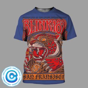 Blink 182 Live Show At The Chase Center San Fransisco On July 9th 2024 All Over Print Shirt