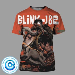 Blink 182 Live Show Concert Style Liberty 1950 At Greenville SC Bon Secours Arena On July 29th 2024 All Over Print Shirt