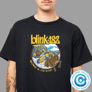 Blink 182 Show Music On July 6 2024 At SoFi Stadium In Inglewood CA Unisex T-Shirt