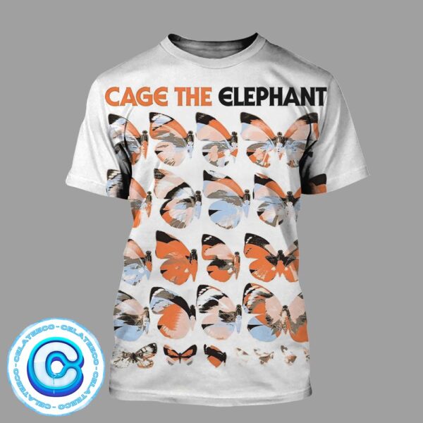 Cage The Elephant Concert Show At Isletaamphitheater On July 9th 2024 All Over Print Shirt