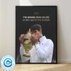 Carlos Alcaraz Is The Gentlemens Singles Champion Wimbledon 2024 Wall Decor Poster Canvas