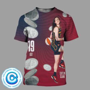 Congrats A WNBA Record 19 Assists For Caitlin Clark In 2024 All Over Print Shirt