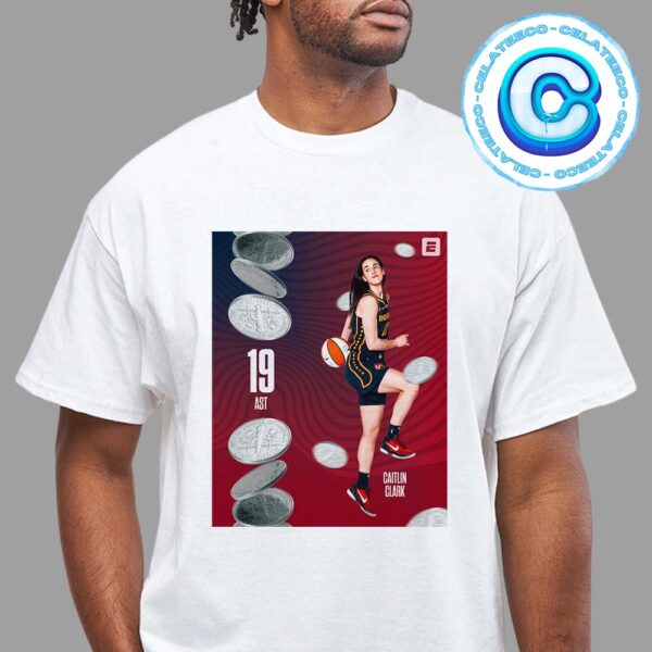 Congrats A WNBA Record 19 Assists For Caitlin Clark In 2024 Unisex T-Shirt