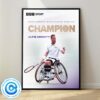 Congrats To Carlos Alcaraz Has Been Winner The Wimbledon Championship 2024 Five Week Two Surfaces One Champion Wall Decor Poster Canvas