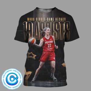 Congrats To Caitlin Clark With A WNBA Record 19 Assists In 2024 All Over Print Shirt