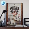 The Ted Williams MLB All Star Game Texas 2024 MVP Award Goes To Jarren Duran From American League Home Decor Poster Canvas