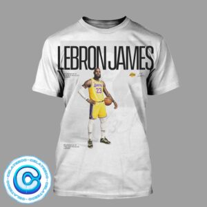 Congrats To Lebron James Has Been Re-Sighed With The Los Angeles Laskers All Over Print Shirt
