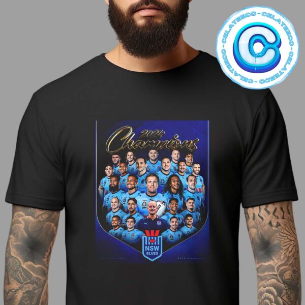 Congrats To NSW Blues 2024 Champions Made For More At State Of Origin 2024 Unisex T-Shirt