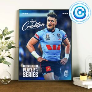 Congrats To Wally Lewis Medal Has Been A Played Of The Seriesn Of State Of Origin 2024 Wall Decor Poster Canvas