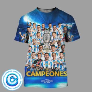 Congratulations Argentina Campeon De America Copa 2024 All Over Print Shirt