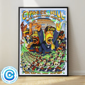 Cypress Hill Show Concert Music At Royal Albert Hall In London UK On July 10th 2024 Wall Decor Poster Canvas