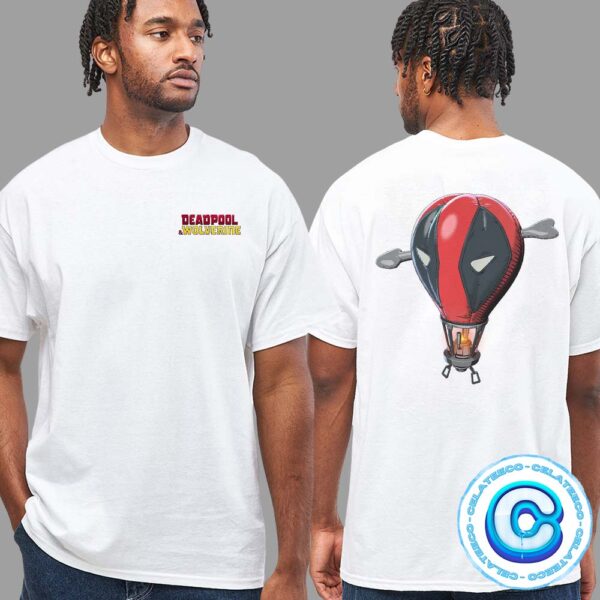 Deadpool And Wolverine Fortnite Gliders Deadpool Two Sides Unisex T-Shirt