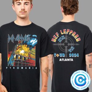 Def Leppard Summer Stadium Tour At Atlanta CA On July 13th 2024 Two Sides Unisex T-Shirt