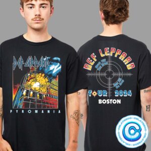 Def Leppard Summer Stadium Tour At Boston MA On August 5th 2024 Two Sides Unisex T-Shirt