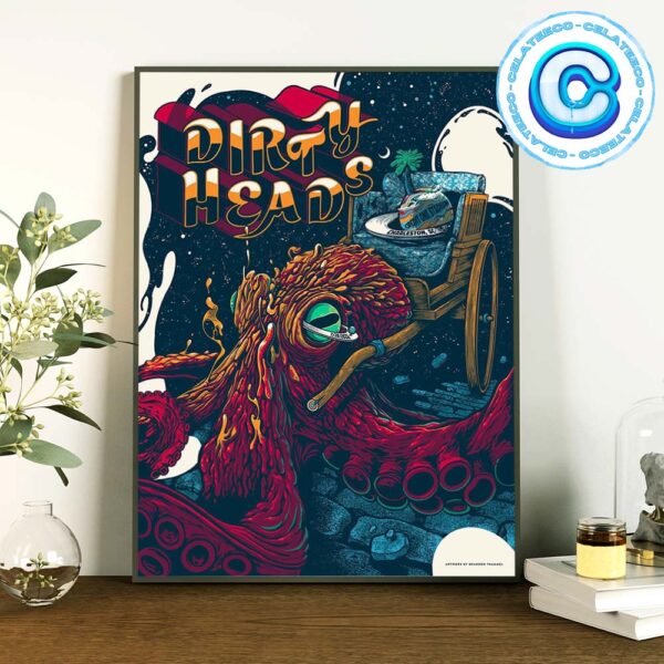 Dirty Heads Live Show At Credit One Stadium On July 28 2024 Wall Decor Poster Canvas