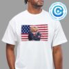 Anthony Edwards White USA Basketball 2024 Summer Olympics Player Cutout Unisex T-Shirt