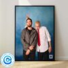 Eminem And Slim Shady For Complex Cover Just The Two Of Us Holding A Bombs Wall Decor Poster Canvas