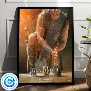 Gladiator II New Poster Only In Theater November 22 Wall Decor Poster Canvas