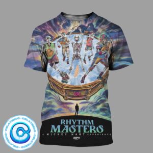 Grateful Dead Mickey Hart ESPN Film Rhythm Masters All Over Print Shirt