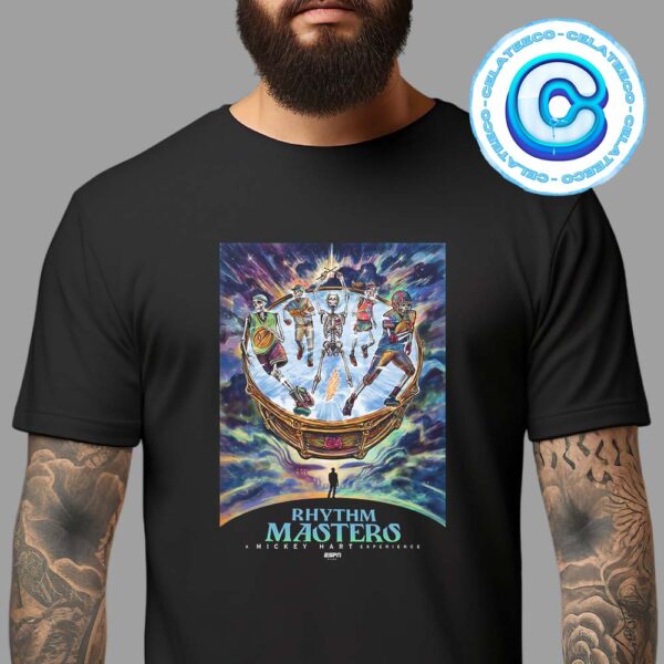 Grateful Dead Mickey Hart ESPN Film Rhythm Masters Unisex T-Shirt