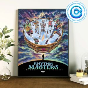 Grateful Dead Mickey Hart ESPN Film Rhythm Masters Wall Decor Poster Canvas