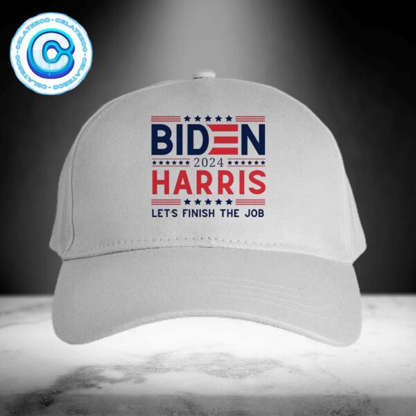 Joe Biden And Kamala Harris For President Of USA Let Finish The Job Classic Cap Hat Snapback