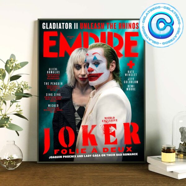 Joker Folie A Deux Joaquin Phoenix And Lady Gaga On Their Bad Romance Wall Decor Poster Canvas