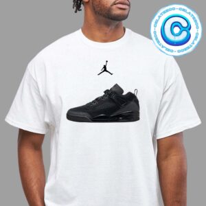 Jordan Spiz’ike Low Black Cat Unisex T-Shirt