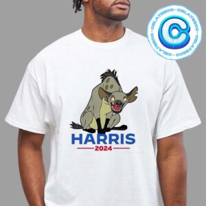 Kamala Harris 2024 Hyenas President Joe Biden Dropped Out Of The Presidential Election Unisex T-Shirt