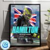 Lewis Hamilton Has Won The 2024 British Grand Prix A Record 9x Time Wall Decor Poster Canvas