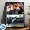 Lewis Hamilton Has Won The 2024 British Grand Prix A Record 9x Time Wall Decor Poster Canvas