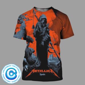 Metallica M72 World Tour Concert For The Show Music At Spain Estadio Civitas Metropolitano On July 12th And 14th 2024 All Over Print Shirt