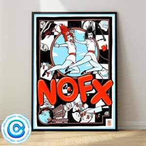 NOFX Concert For Show On July 20th And 21th 2024 At National Western Center Yards Denver CO Wall Decor Poster Canvas