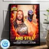 Damian Priest Still World Heavyweight Champion Of WWE Money In The Bank 2024 Wall Decor Poster Canvas