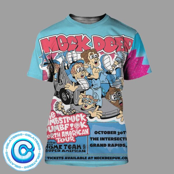 Neck Deep The Dumb Truck Dump Fuck North Amearican Tour 2024 All Over Print Shirt