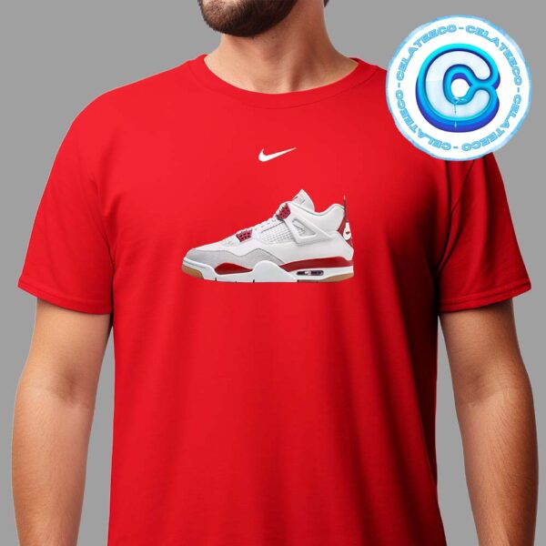 Nike SB x Air Jordan 4 Varsity Red Unisex T-Shirt