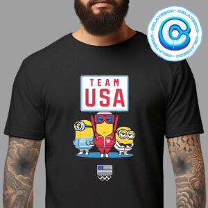 Official Minions Olympic Team USA Paris 2024 Unisex T-Shirt