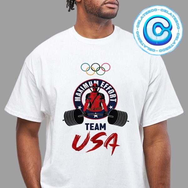 Olympic Paris 2024 Deadpool Team USA Unisex T-Shirt