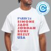 Snoop Dogg At The Olympic 2024 Paris With Olympic Flame Canabis Unisex T-Shirt