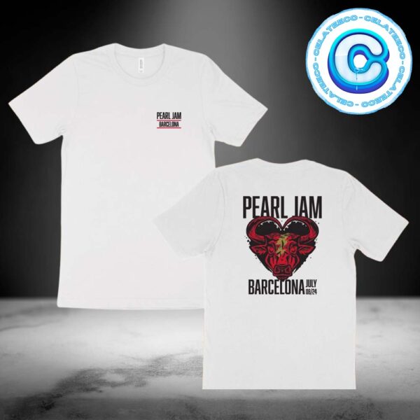 Pearl Jam Dark Matter World Tour Concert For Show At BarceloneThe Murder Capital On July 8 2024 Two Sides Unisex T-Shirt