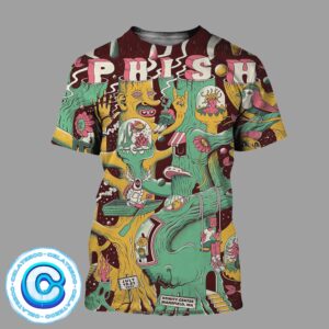 Phish Concert Show Music At Xfinity Center In Mansfield MA On July 19th-21th 2024 All Over Print Shirt